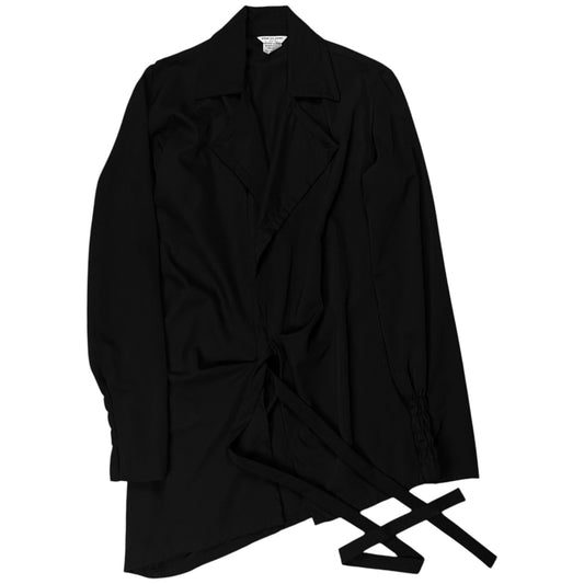 Dries Van Noten Asymmetric Wrap Strap Drape Shirt