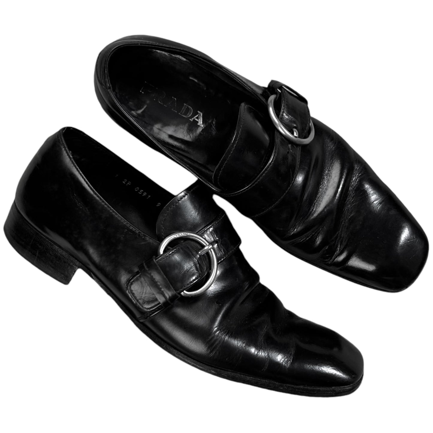 Prada Buckled Loafers