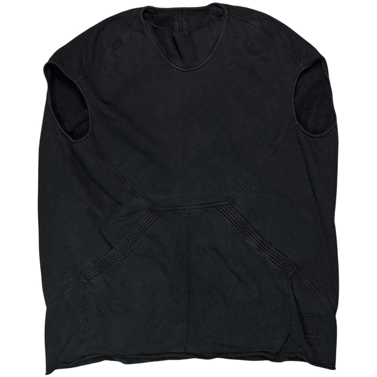 Rick Owens DRKSHDW Hexagon Seam Sleeveless Sweater - SS16