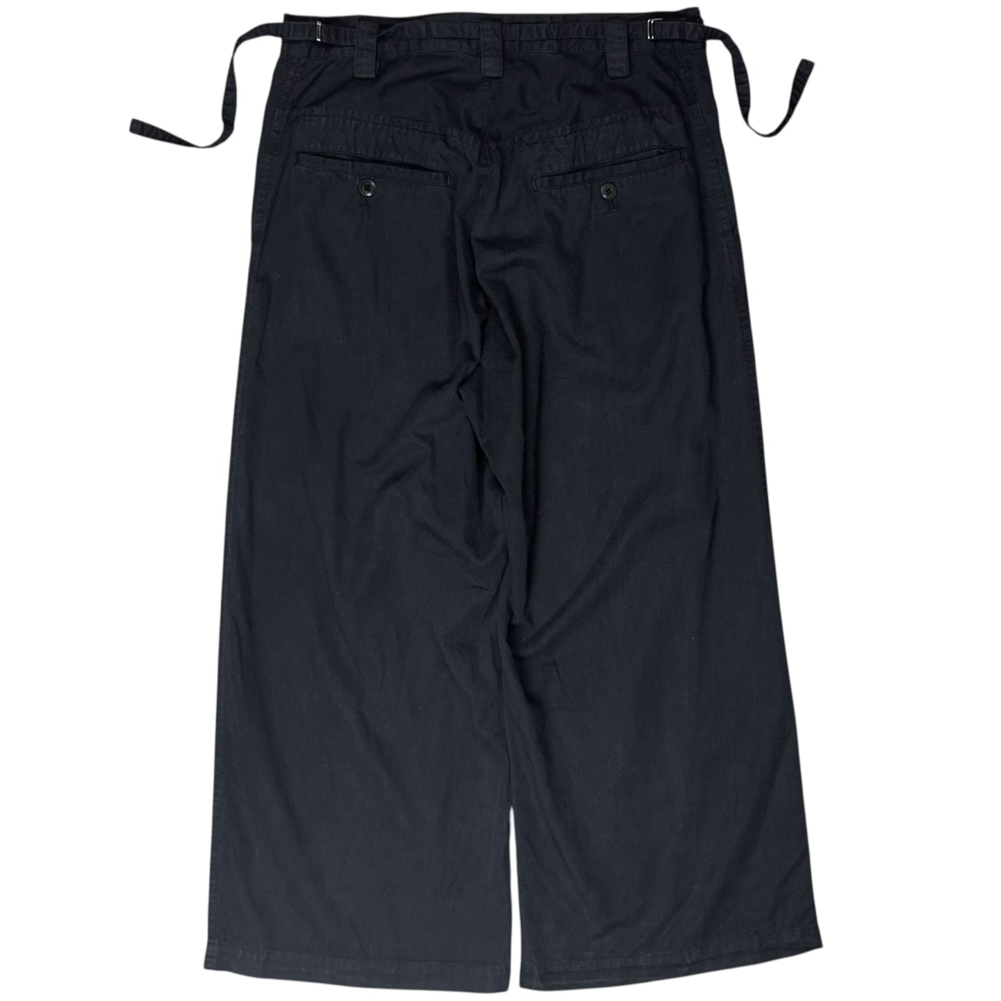 Y‘s by Yohji Yamamoto Wide Belt Strap Pants