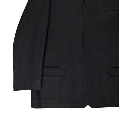 Prada Unlined Velcro Closure Wool Jacket