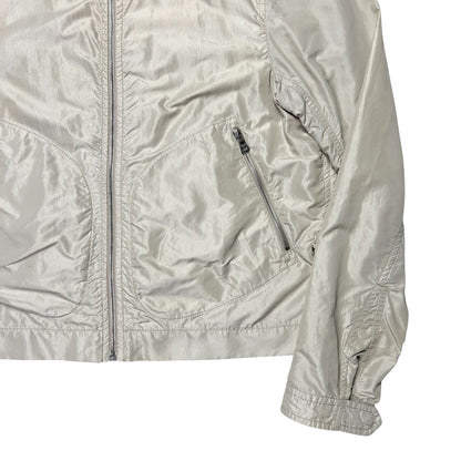 Prada Cropped Eyelet Zip Racer Jacket