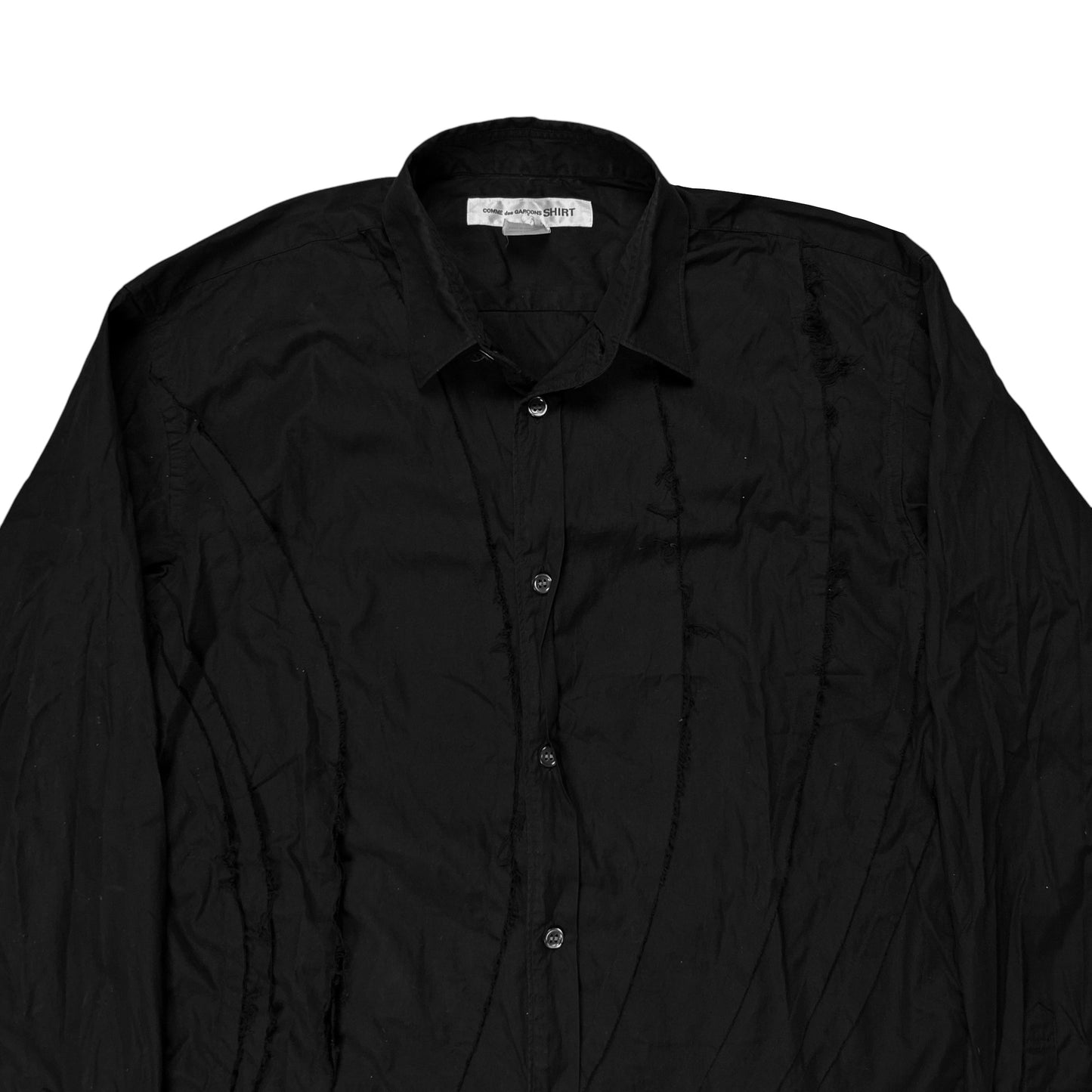 Comme des Garcons Shirt Waves Patchwork Shirt