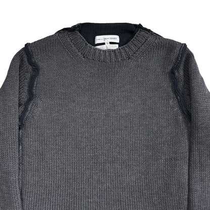 Comme des Garcons Shirt Knit Layered Sweater