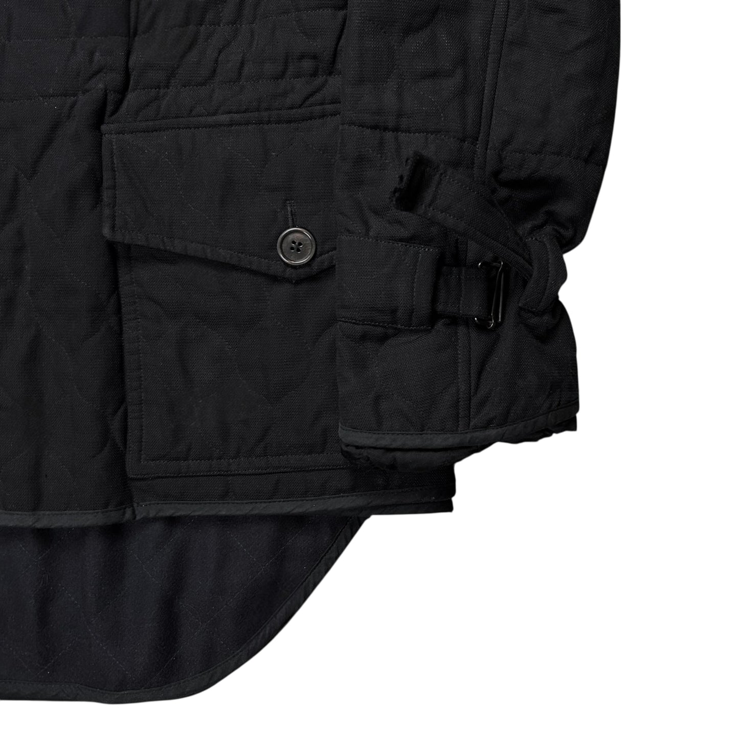 Dries Van Noten Quilted Military Field Jacket - AW08