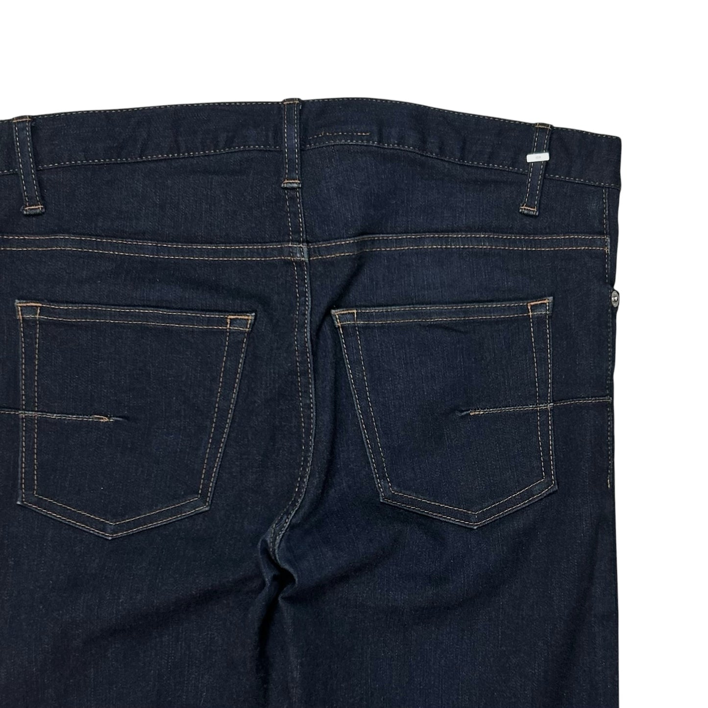Dior Homme Bee Embroidery Raw Skinny Jeans - 2010s