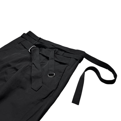 Y’s Yohji Yamamoto Triple Belted Bondage Pants