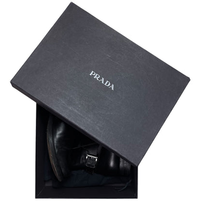 Prada Jodhpur Strap Ankle Boots