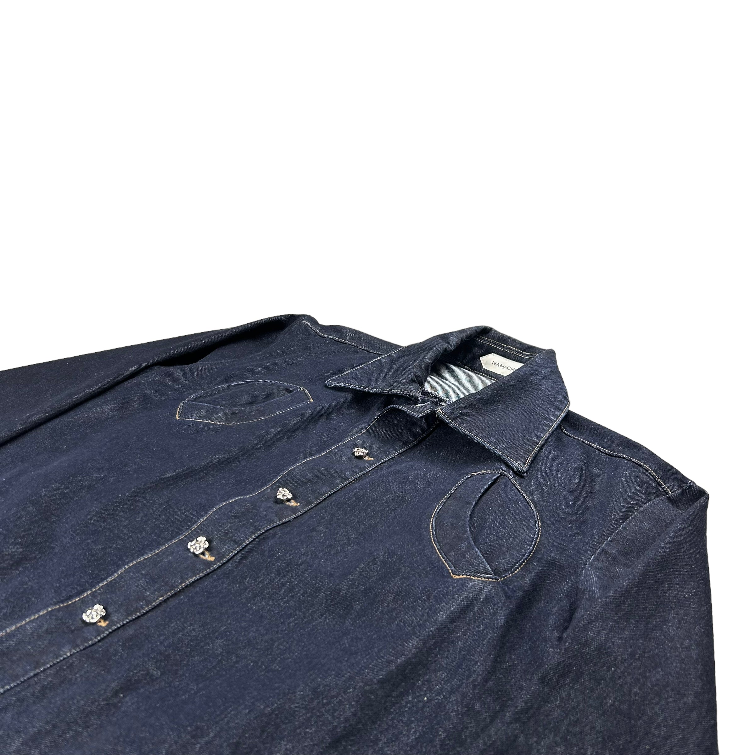 Namacheko Aleshtar Rise Indigo Shirt - AW21 – Vertical Rags