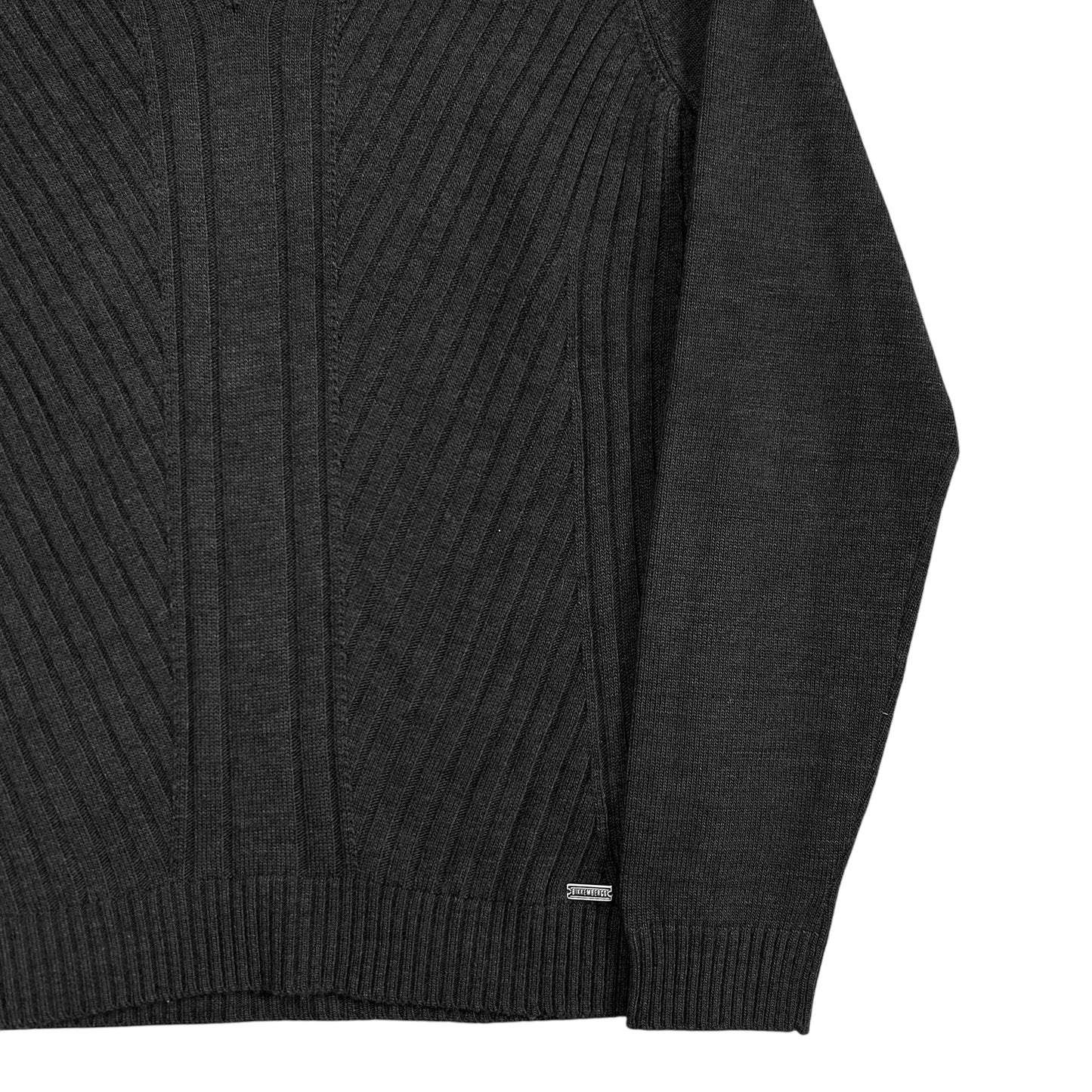 Dirk Bikkembergs Multi Rib V-Neck Sweater