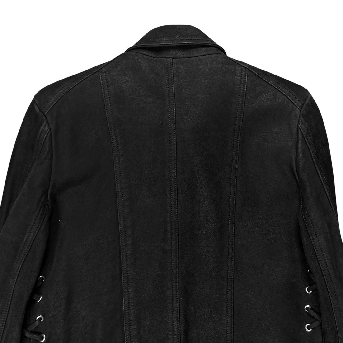 Balmain by Olivier Rousteing Multi Zip Suede Biker Jacket - SS18