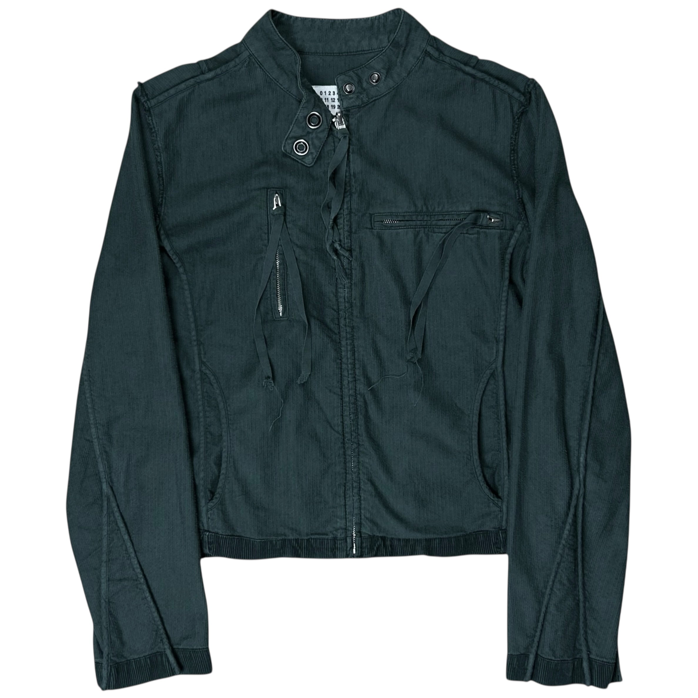 03SS Maison MARTIN MARGIELA ポリスマン ジャケット Maison Martin Margiela Reversible Moto Tassel Jacket - SS05