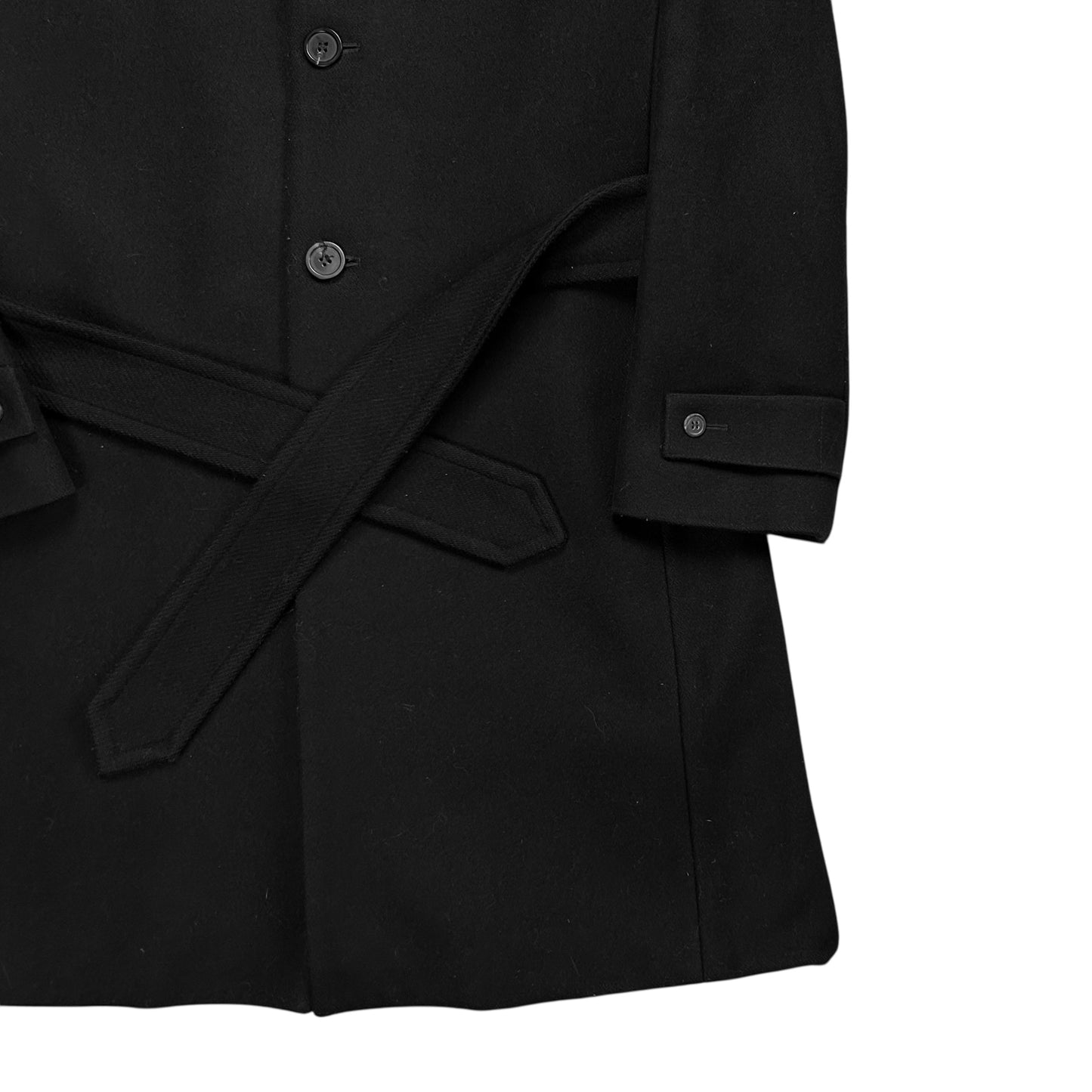 Givenchy Belted Military Wool Coat - AW11
