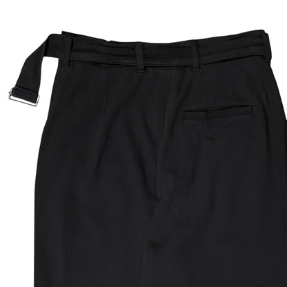 Dries Van Noten Asymmetric Wrap Belt Trousers