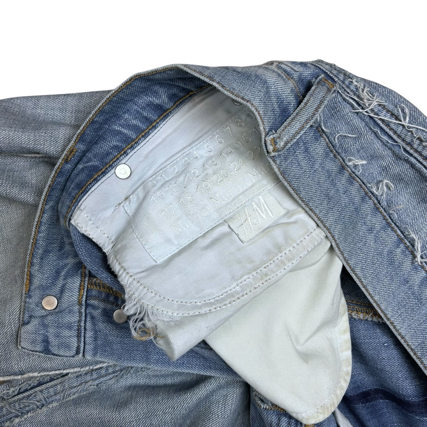 Maison Martin Margiela x H&M Reversed Jeans - AW12