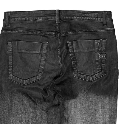 Dirk Bikkembergs Waist Waxed Jeans