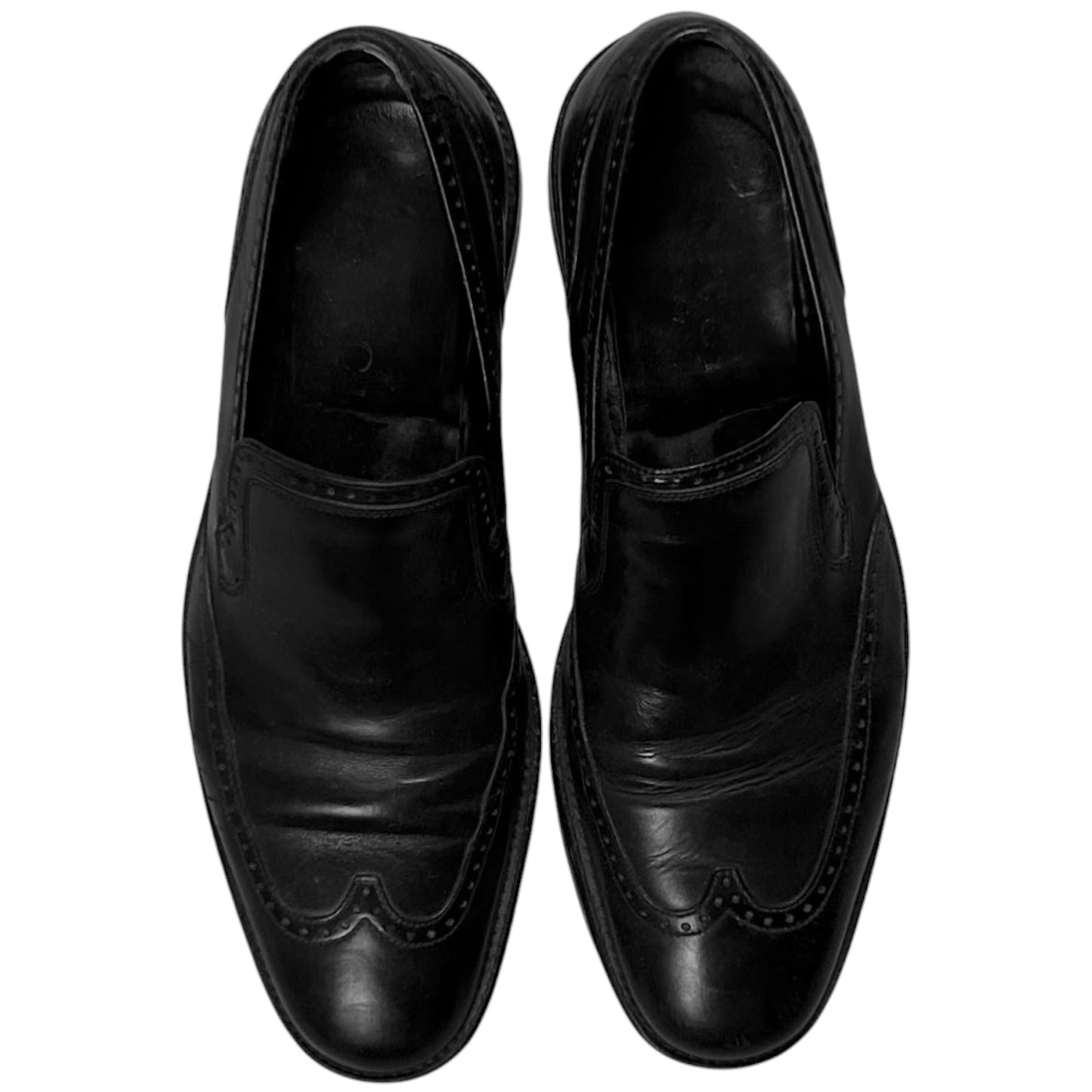 Gucci by Tom Ford Brogue Slip On Loafers - 2000s