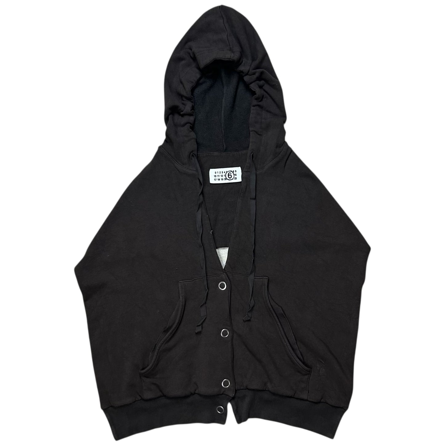 Maison Martin Margiela Open Button Hoodie - AW06