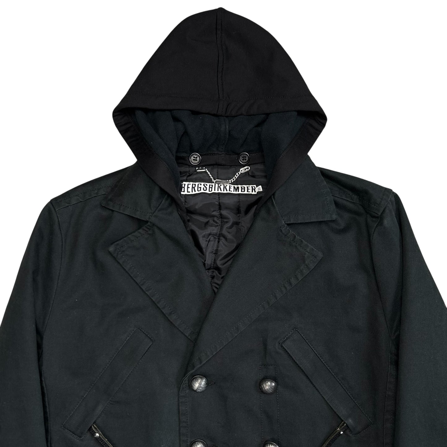 Dirk Bikkembergs Multi Pocket Hooded Caban Jacket