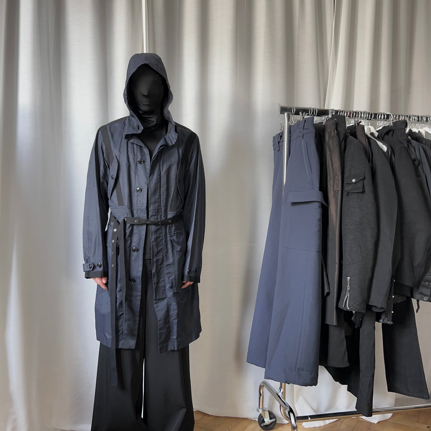 Dries Van Noten Bondage Strap Rain Coat - AW14