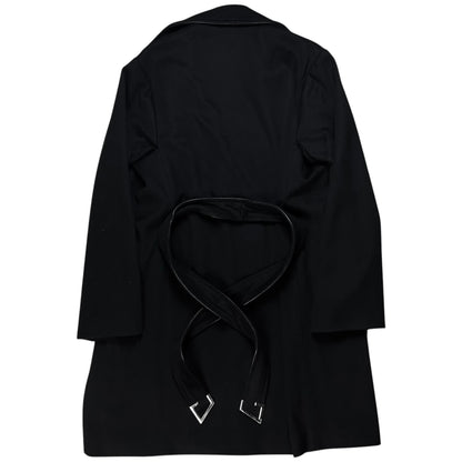 Gucci by Frida Giannini Leather Trimmed G-Belt Coat - AW10