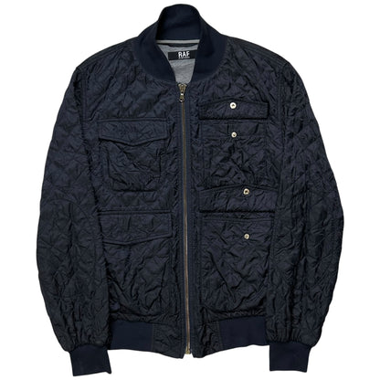 RAF by Raf Simons Quilted Cargo Bomber Jacket - AW05