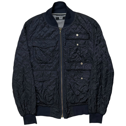 RAF by Raf Simons Quilted Cargo Bomber Jacket - AW05