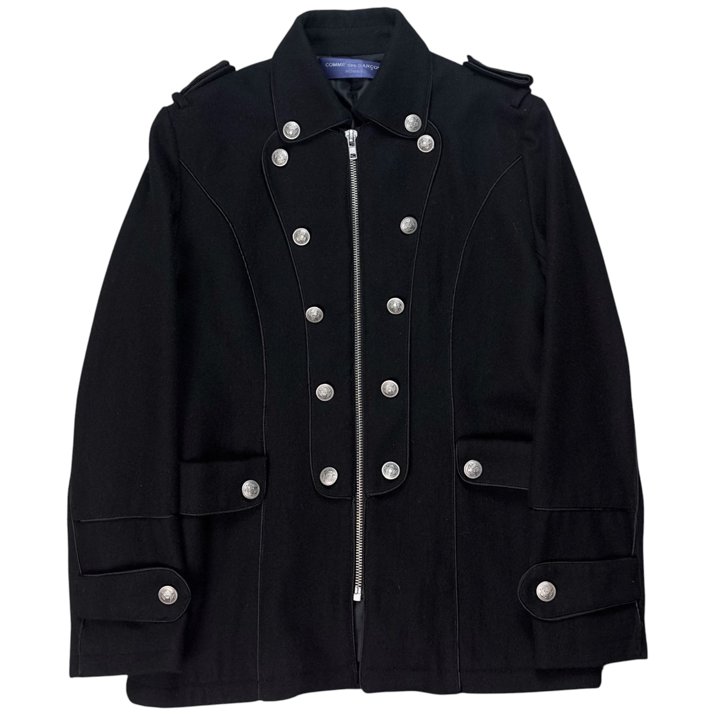 Comme des Garcons Homme Napoleon Button Wool Jacket - SS07