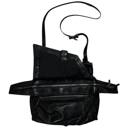 Helmut Lang Carabiner Asymmetric Leather Bag