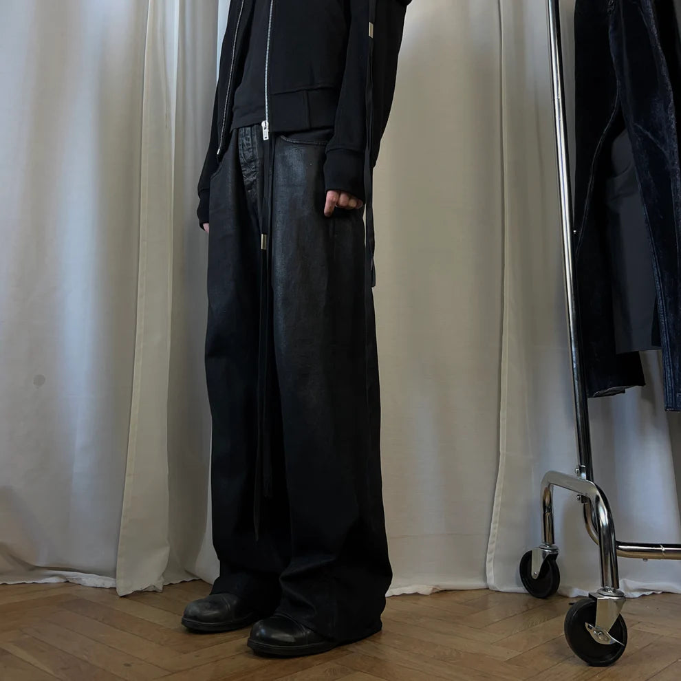 Ann Demeulemeester Waxed Ronald Jeans - SS23 – Vertical Rags