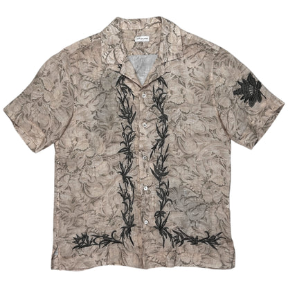 Dries Van Noten Floral Embroidered Camp Collar Shirt - SS18