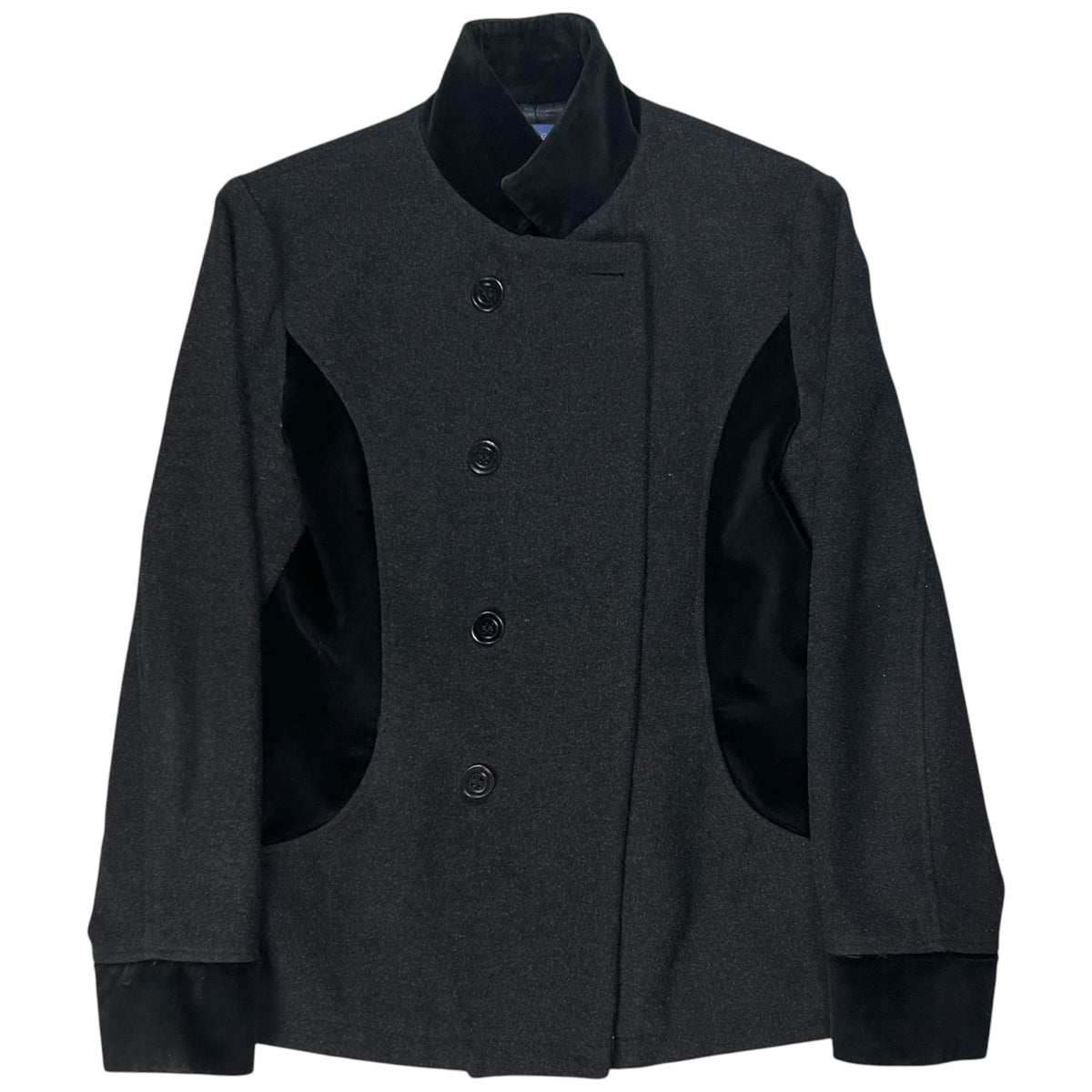 Comme des Garcons Homme Velour Appliqué Officer Jacket - SS06