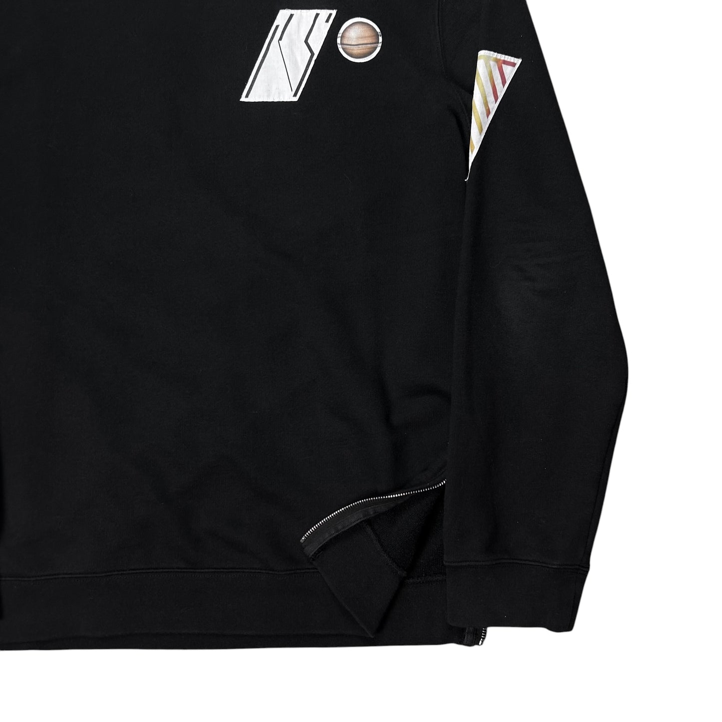 Raf Simons Space Print Side Zip Sweater - AW14