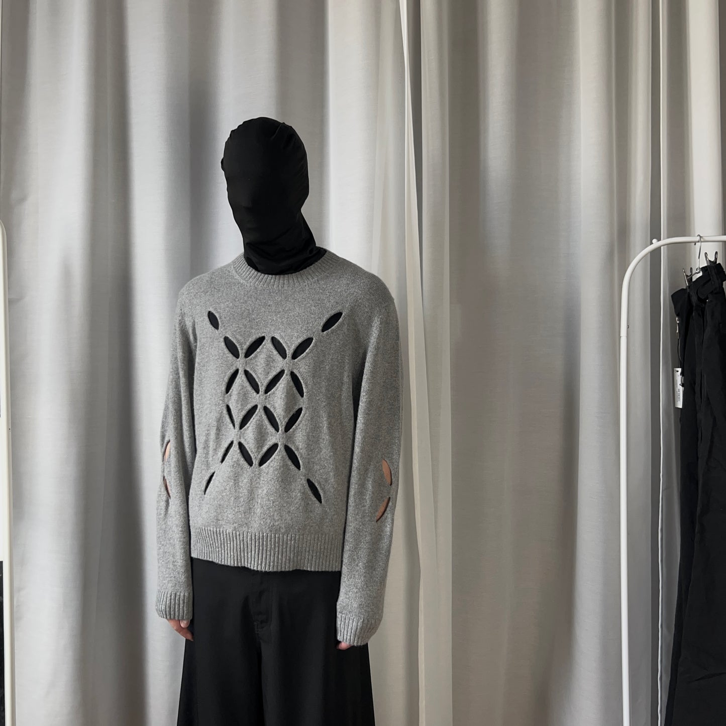 Stefan Cooke Slashed Knit Sweater - AW22