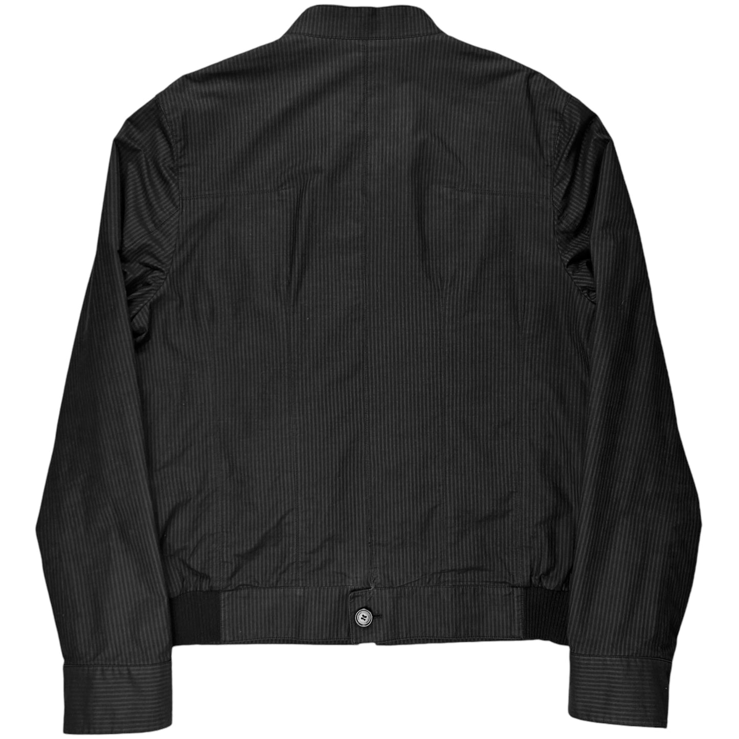 Dior Homme Double Collar Pinstripe Bomber Jacket - SS08