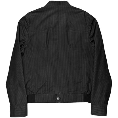 Dior Homme Double Collar Pinstripe Bomber Jacket - SS08