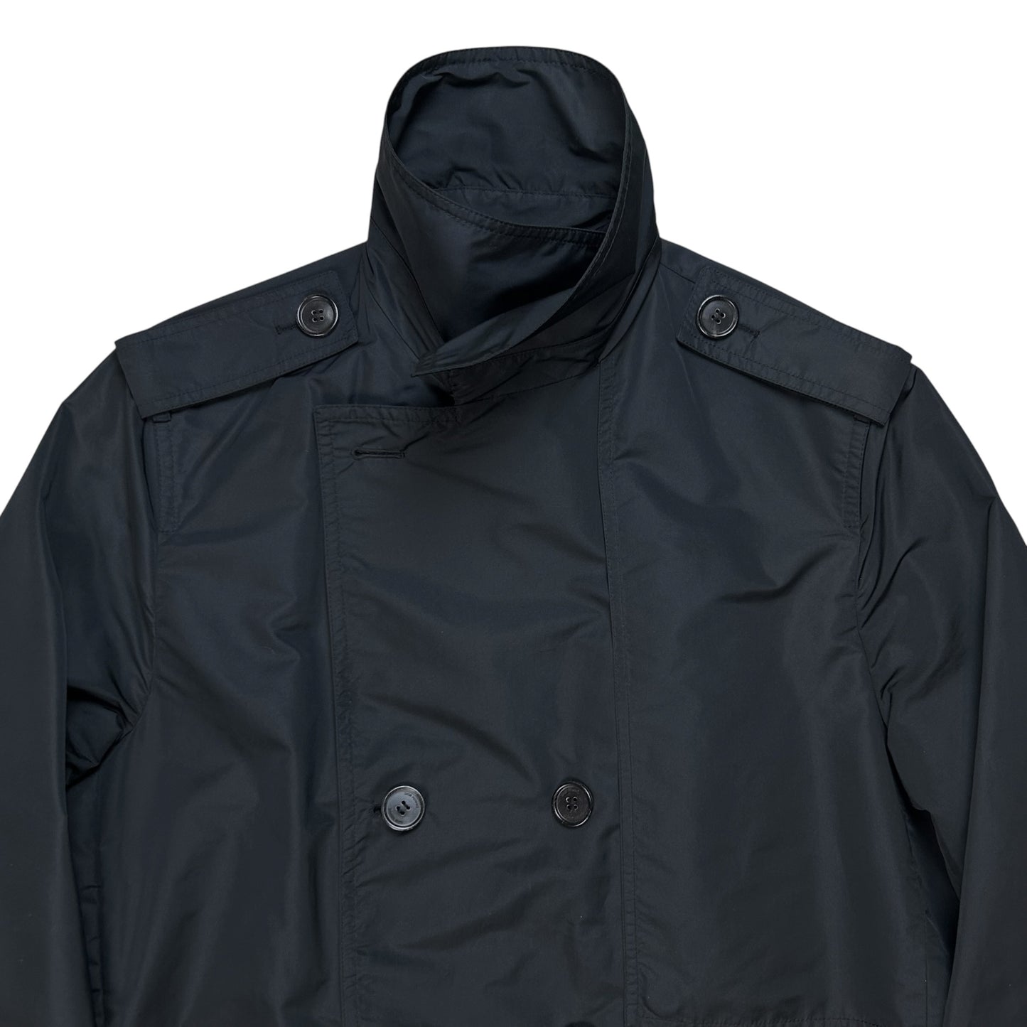 Dior Homme Back Panel Silk Trench Coat - SS08