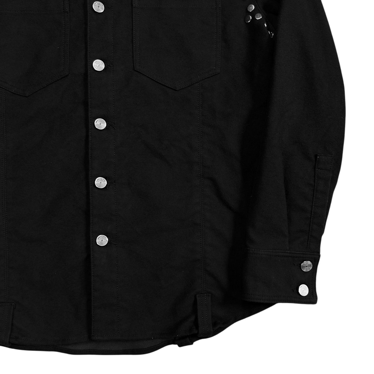 Namacheko Studded Moleskin Overshirt Black - AW24
