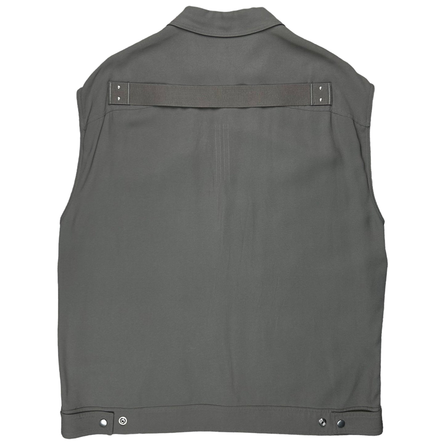 Rick Owens Jumbo Crepe Vest Dust - SS21