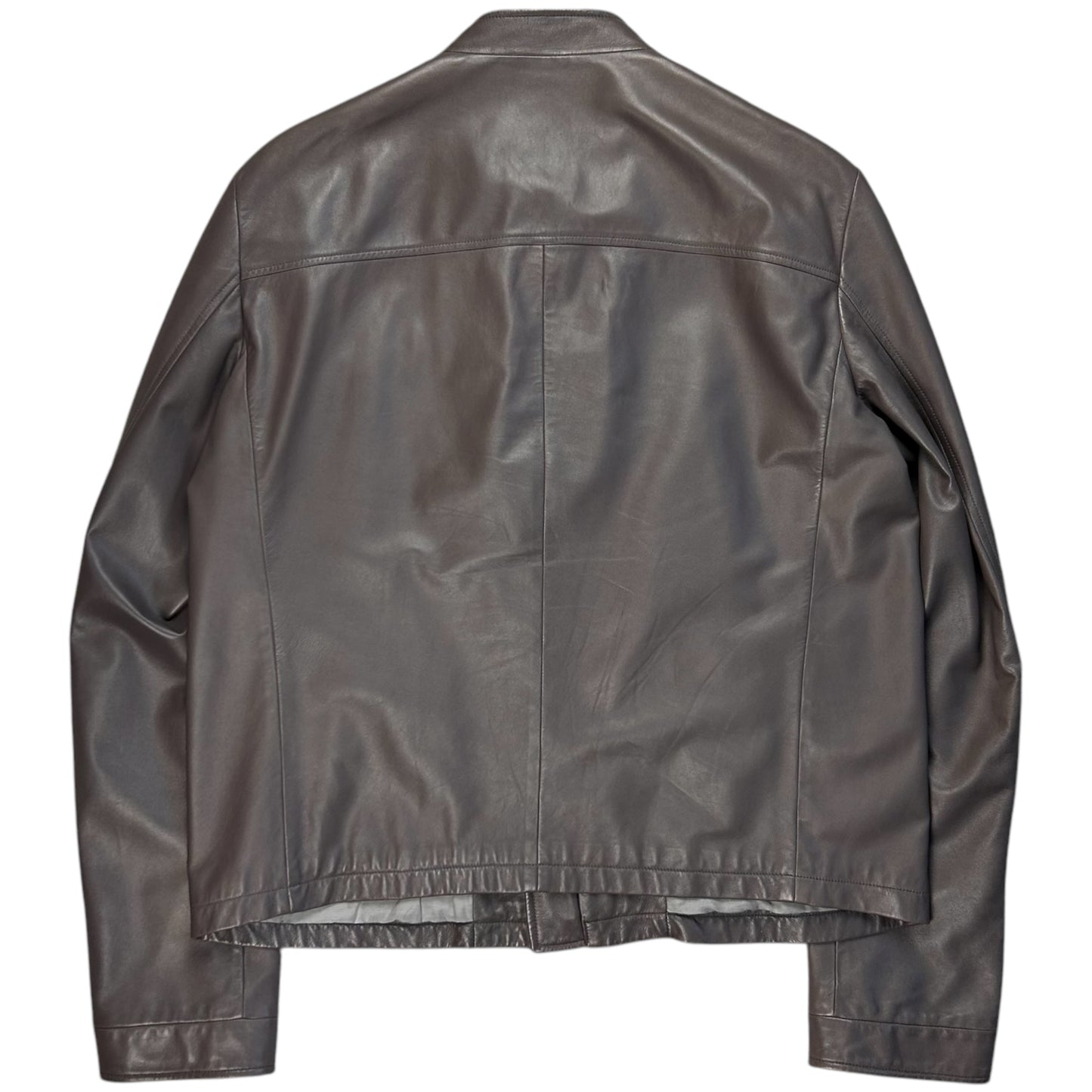 Jil Sander Leather Cafe Jacket - SS03