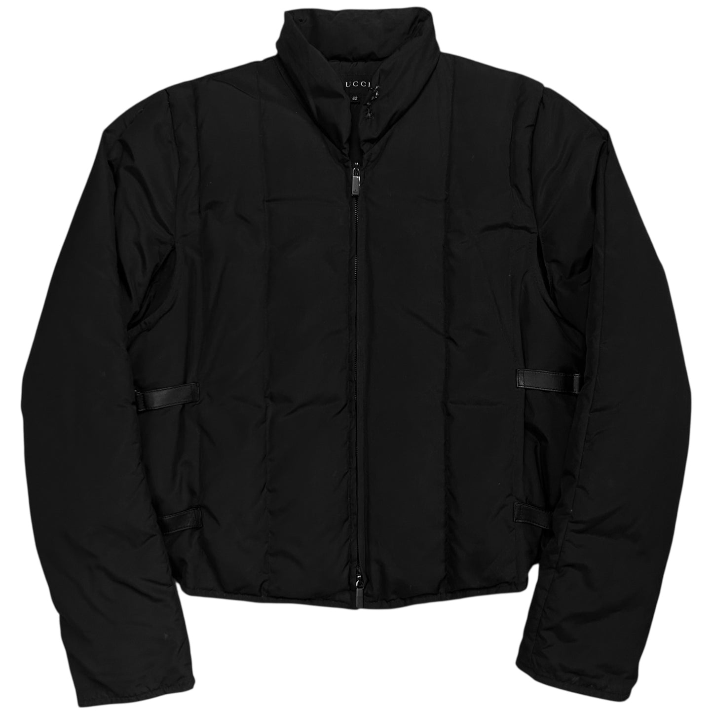 Gucci by Tom Ford Bondage Belt Puffer Jacket - AW99