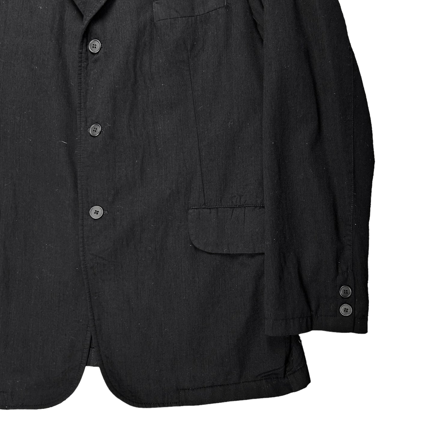 Y’s Yohji Yamamoto Slouchy Triple Button Blazer