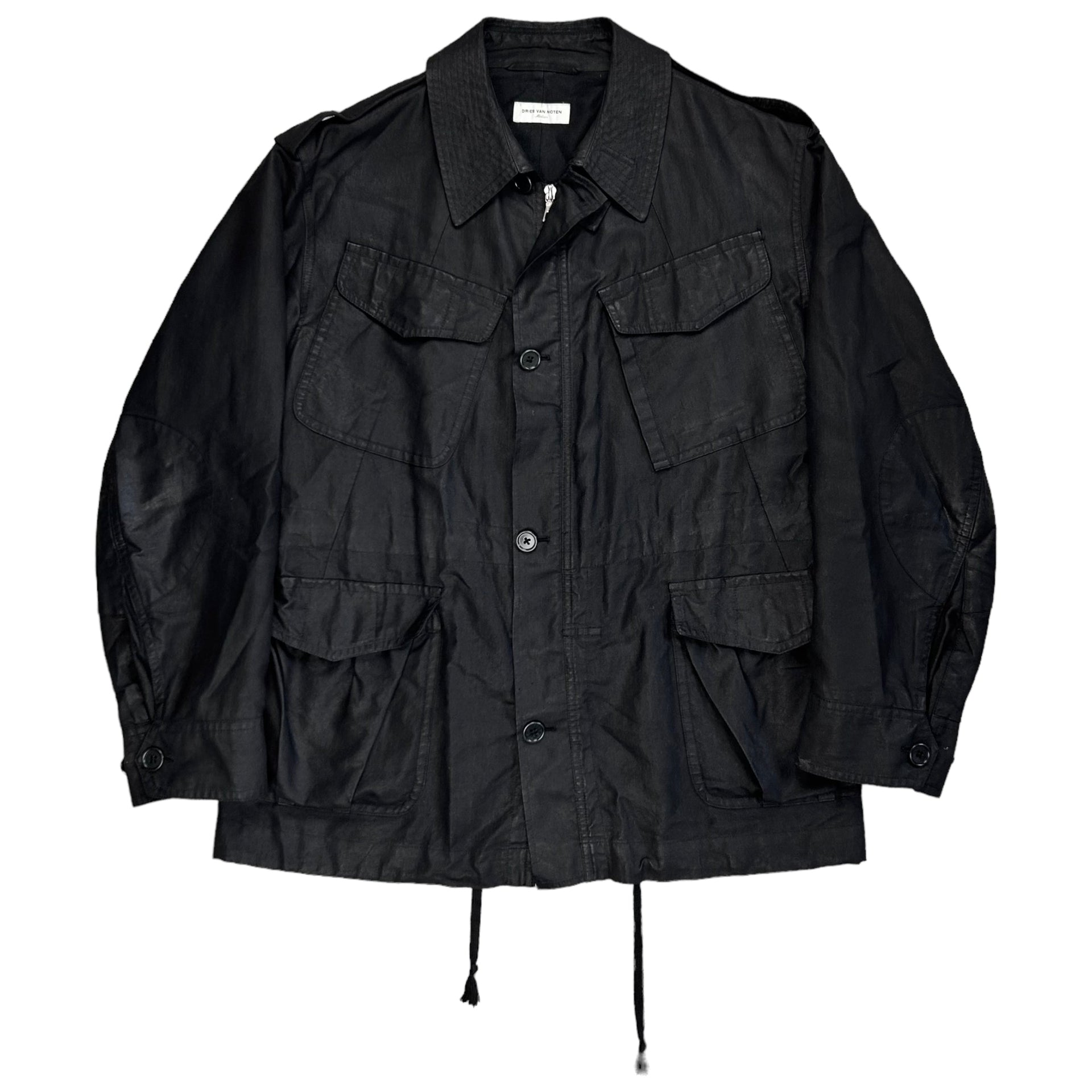 dries van noten aw14 掻きむしり melton varsity