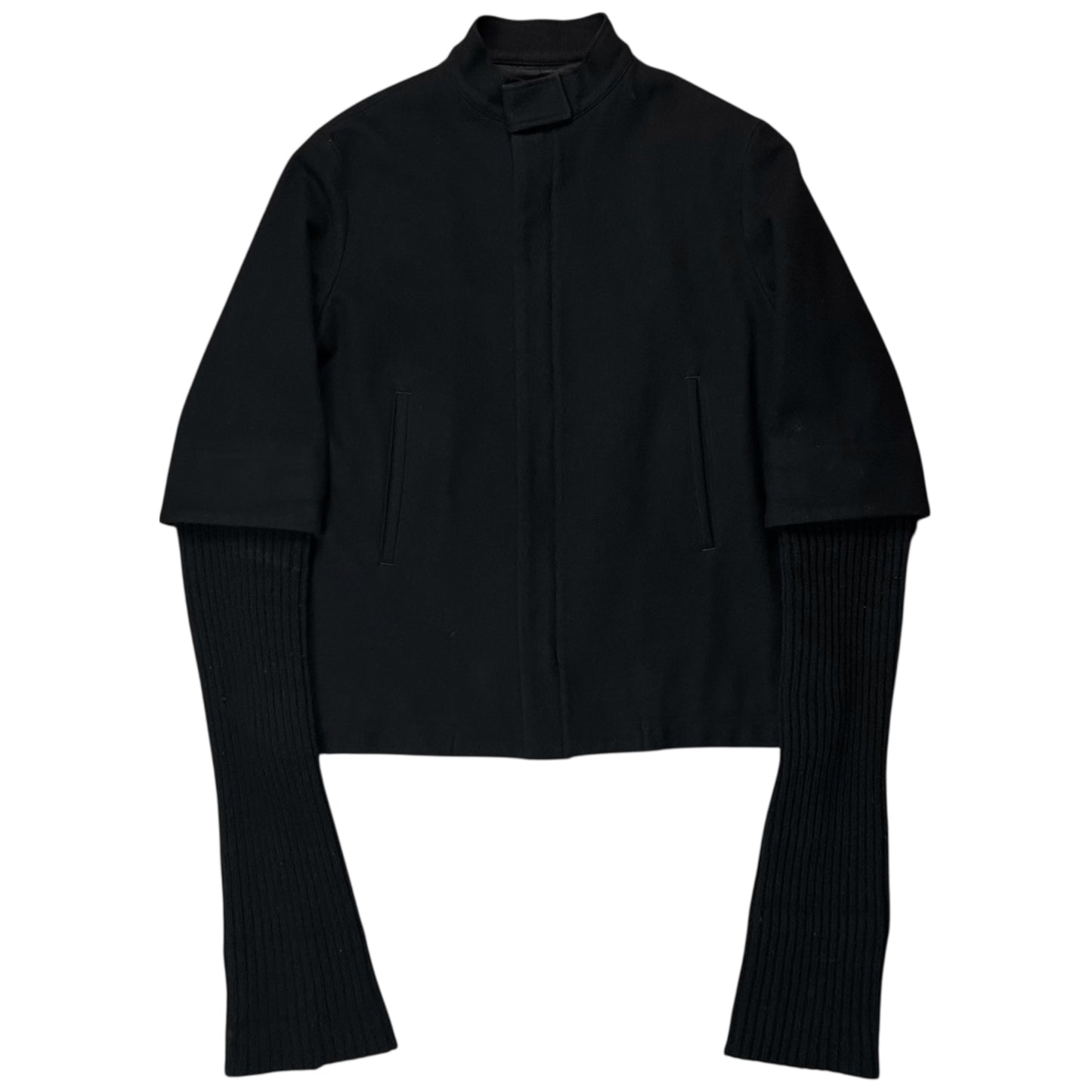 Y‘s by Yohji Yamamoto Extended Rib Sleeve Bomber Jacket - AW08
