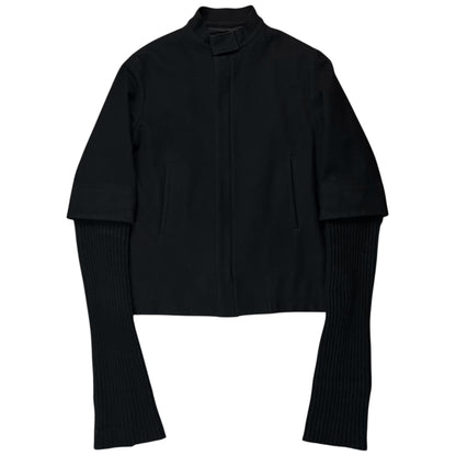 Y‘s by Yohji Yamamoto Extended Rib Sleeve Bomber Jacket - AW08