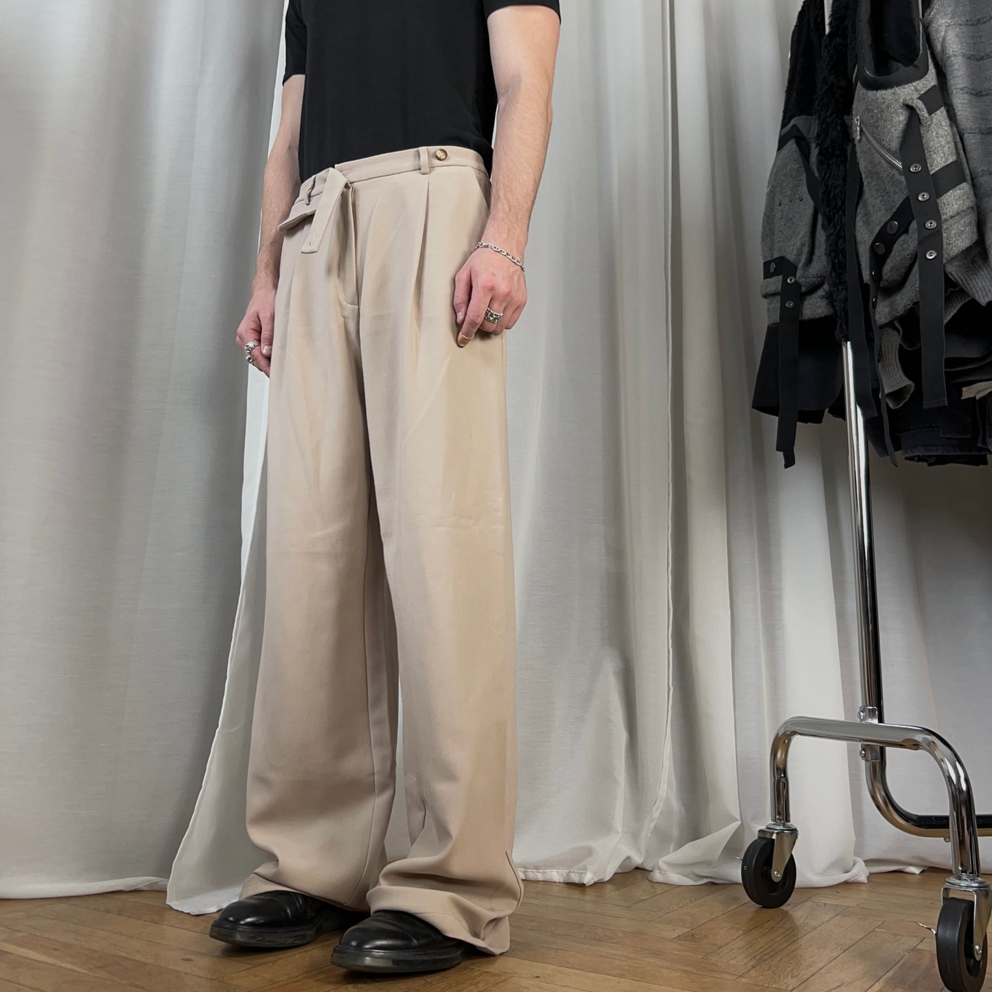 MM6 Maison Martin Margiela Waist Flap Trousers - AW11