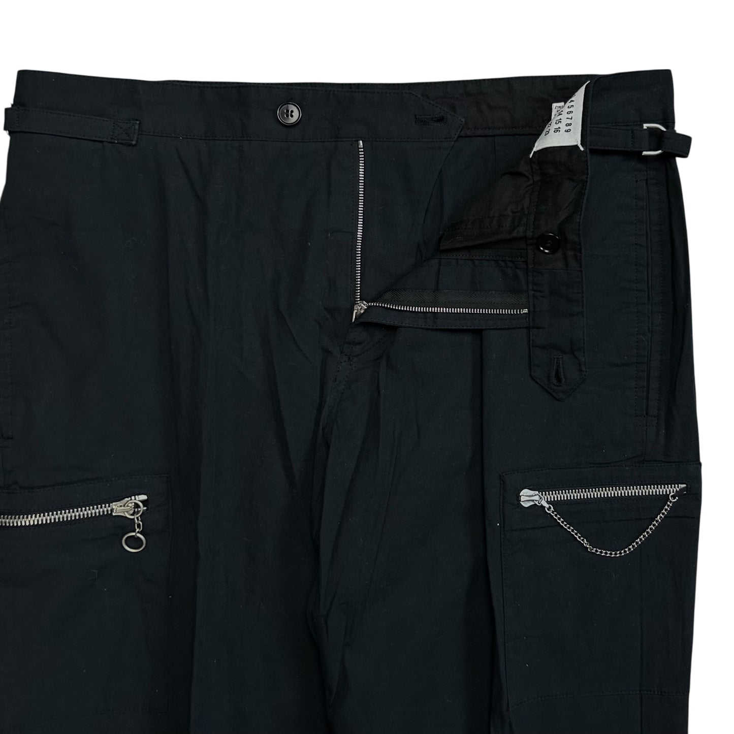 Maison Margiela Chain Zip Cargo Trousers - SS17