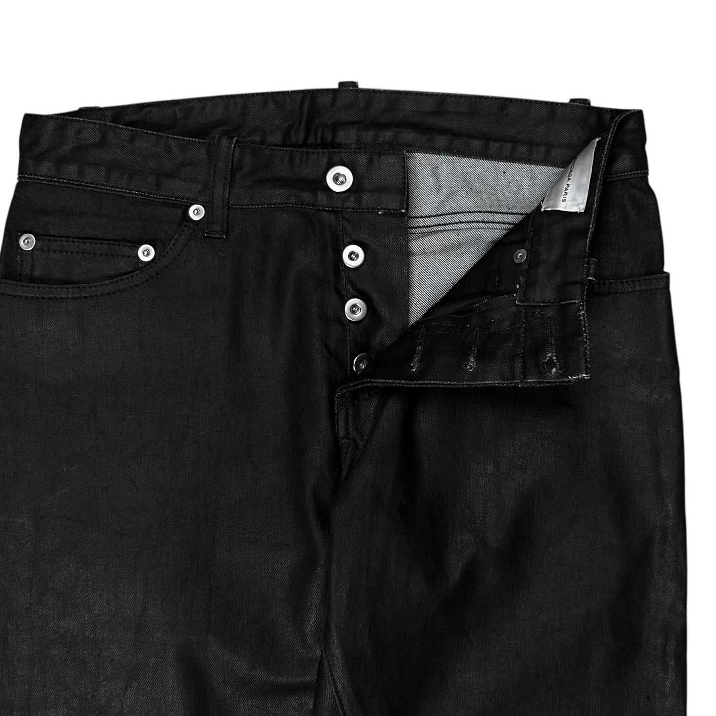 Balenciaga Waxed Rivet Jeans - AW12