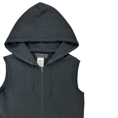 Y’s Yohji Yamamoto Half Zip Hood Vest