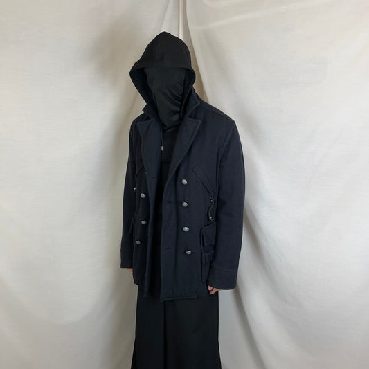 Dirk Bikkembergs Hooded Multi Pocket Caban Jacket